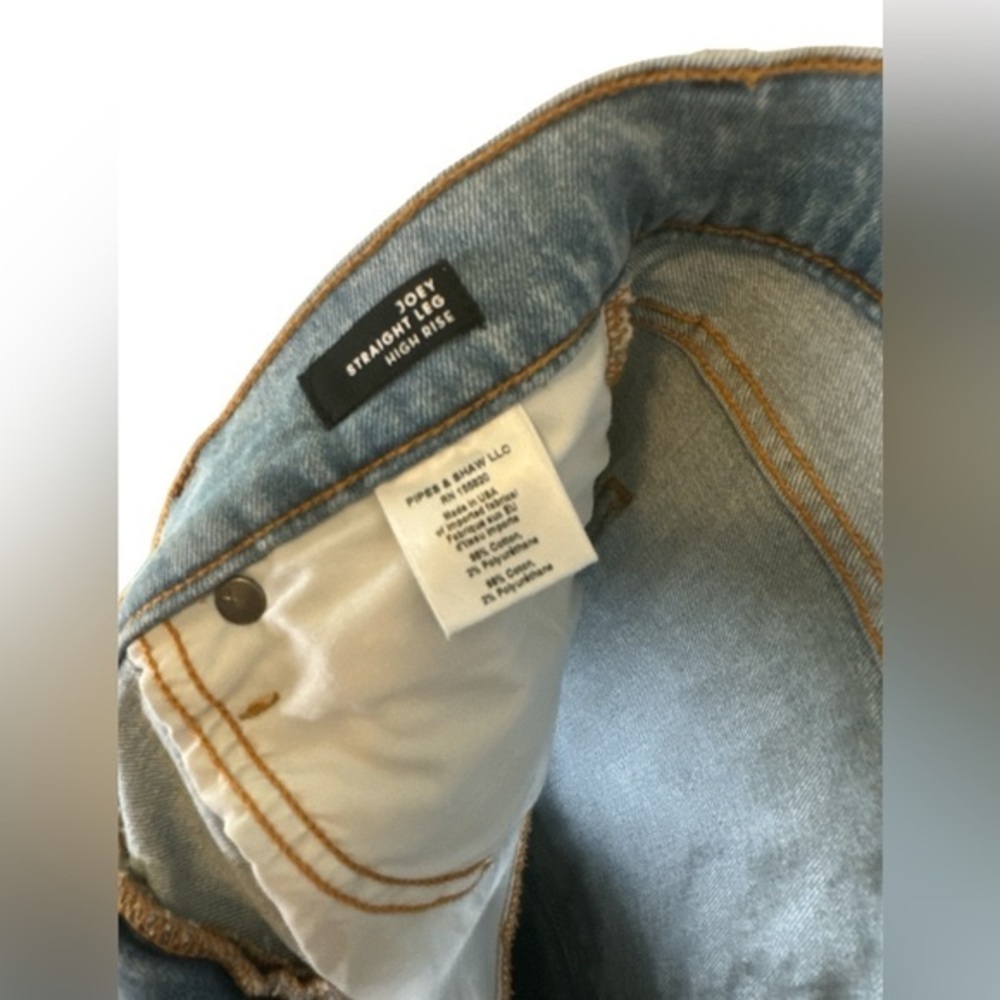 Veronica Beard Joey Straight Leg‎ High Rise Jeans Size 29 - Picture 8 of 9